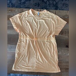 Athleta Orange Creamsicle Short Sleeve Dress